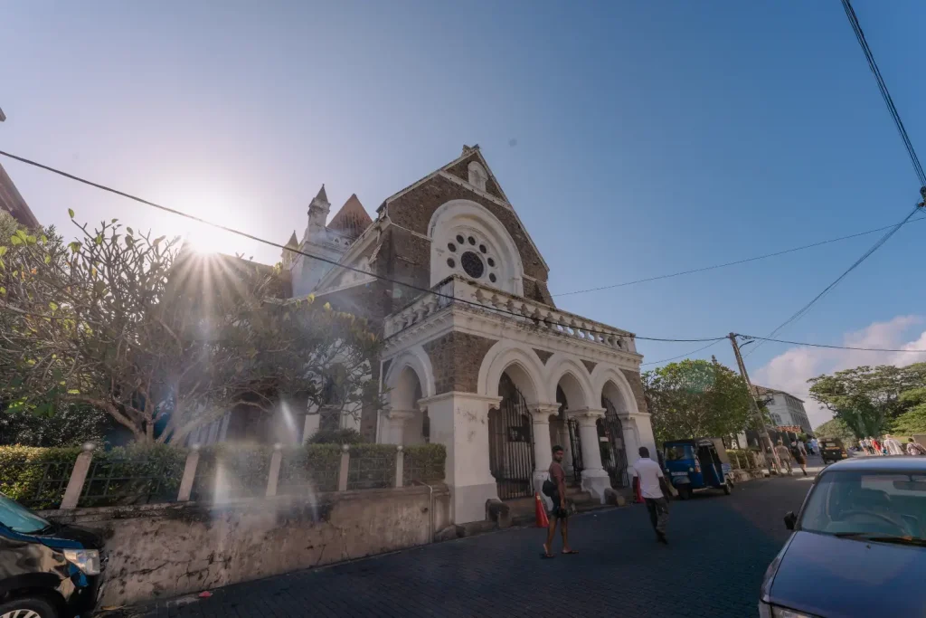 all saints' church, galle fort, sri lanka.